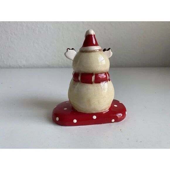 Johanna Parker Christmas Reindeer Ceramic Napkin Holder Holiday NEW - Picture 6 of 14